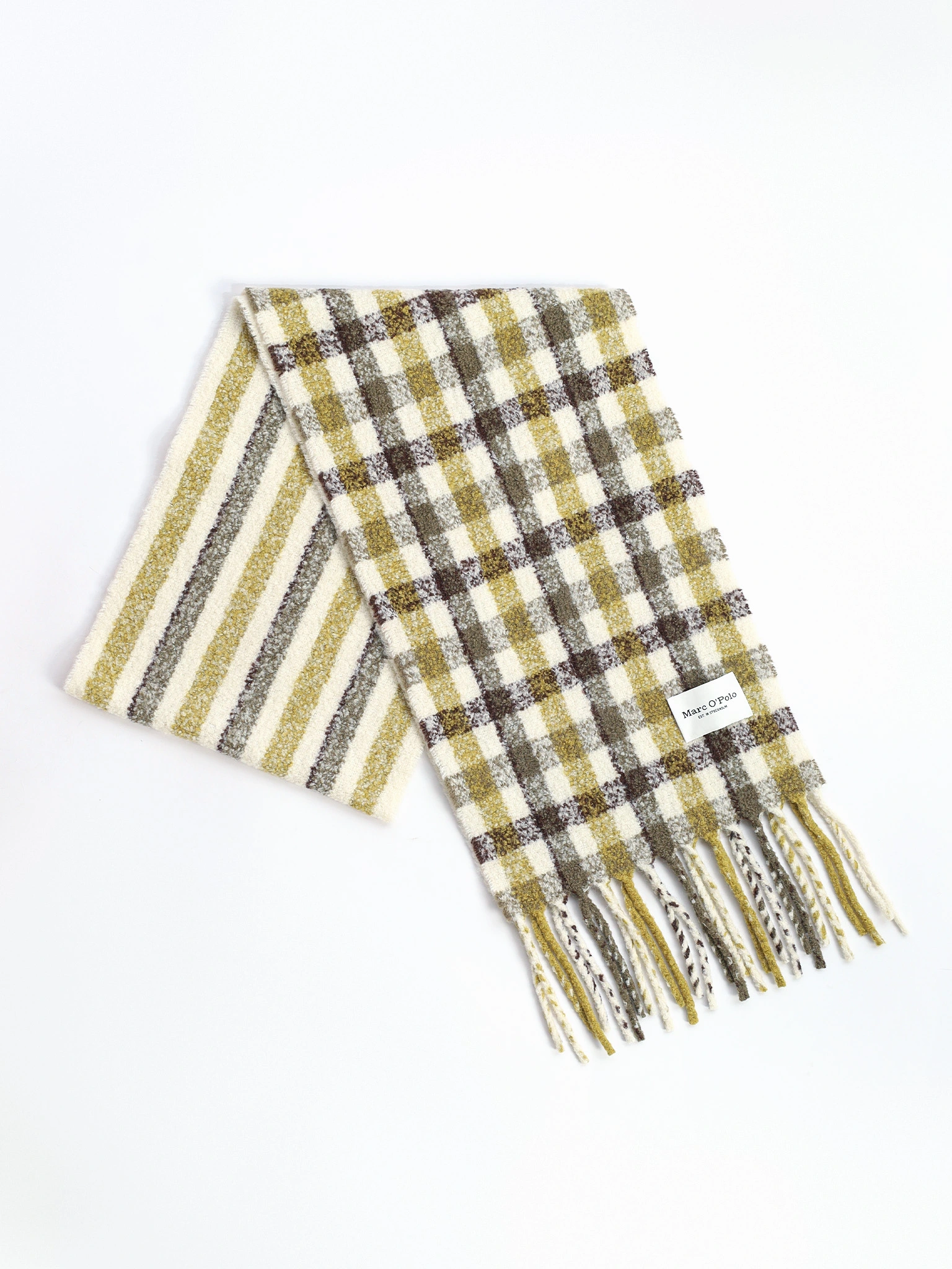 Шарф цвета мульти из шерсти альпаки